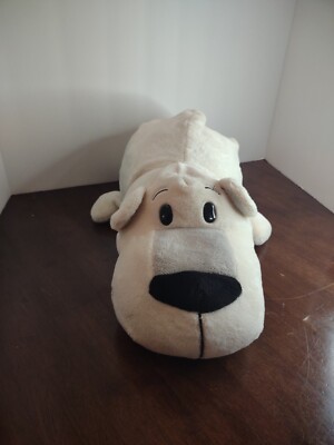 Flip A Zoo 2 In 1 Stuffed Animal Pillow Asher Husky  Poppi Polar Bear 16'' Plush