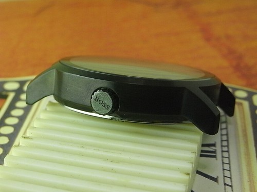 NOS 42MM HUGO BOSS DUAL TIME SALESMAN SAMPLE DEMO WATCH (without movement) - Picture 5 of 13