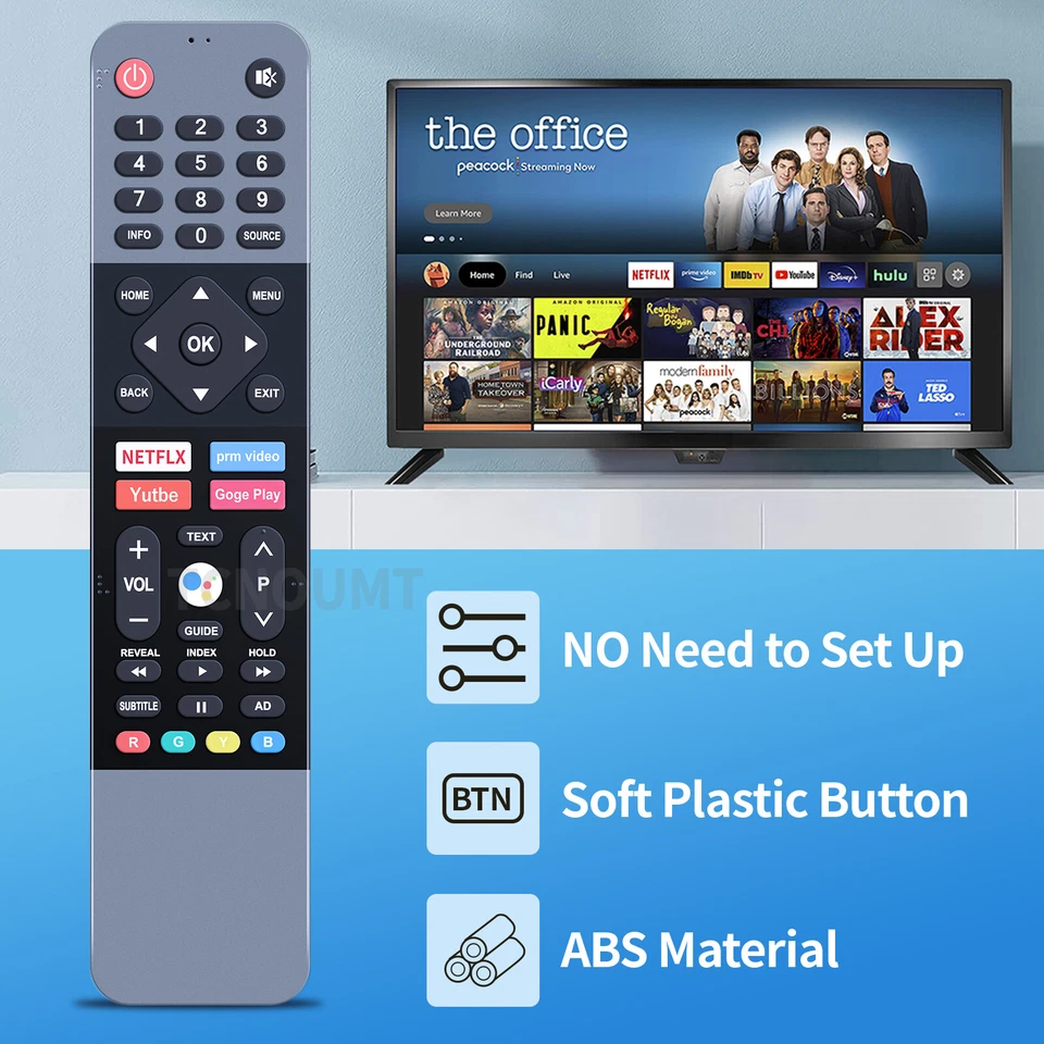 New Replacement Voice Remote Control For Motorola Android TV - Image 3 of 4