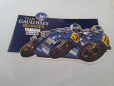 TEAM GAULOISES BLONDES YAMAHA, SARRON, MOTO GP STICKER