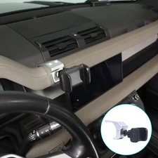 Silver Car Dashboard Cell Phone Bracket Holder For Land Rover Defender 2020-2023