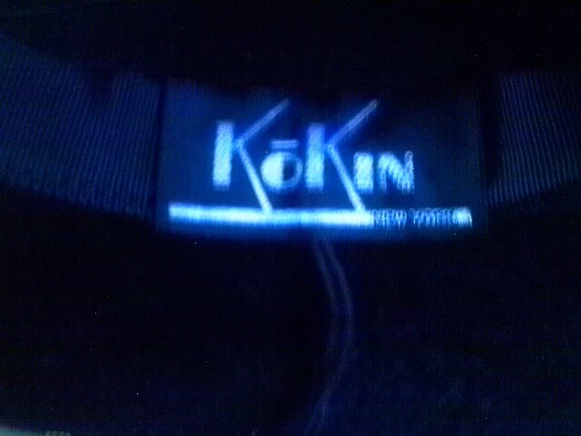 SOMBRERO KOKIN vintage años 80 fieltro negro elegante ribete a cuadros-amor ecuestre Foto 4 de 4