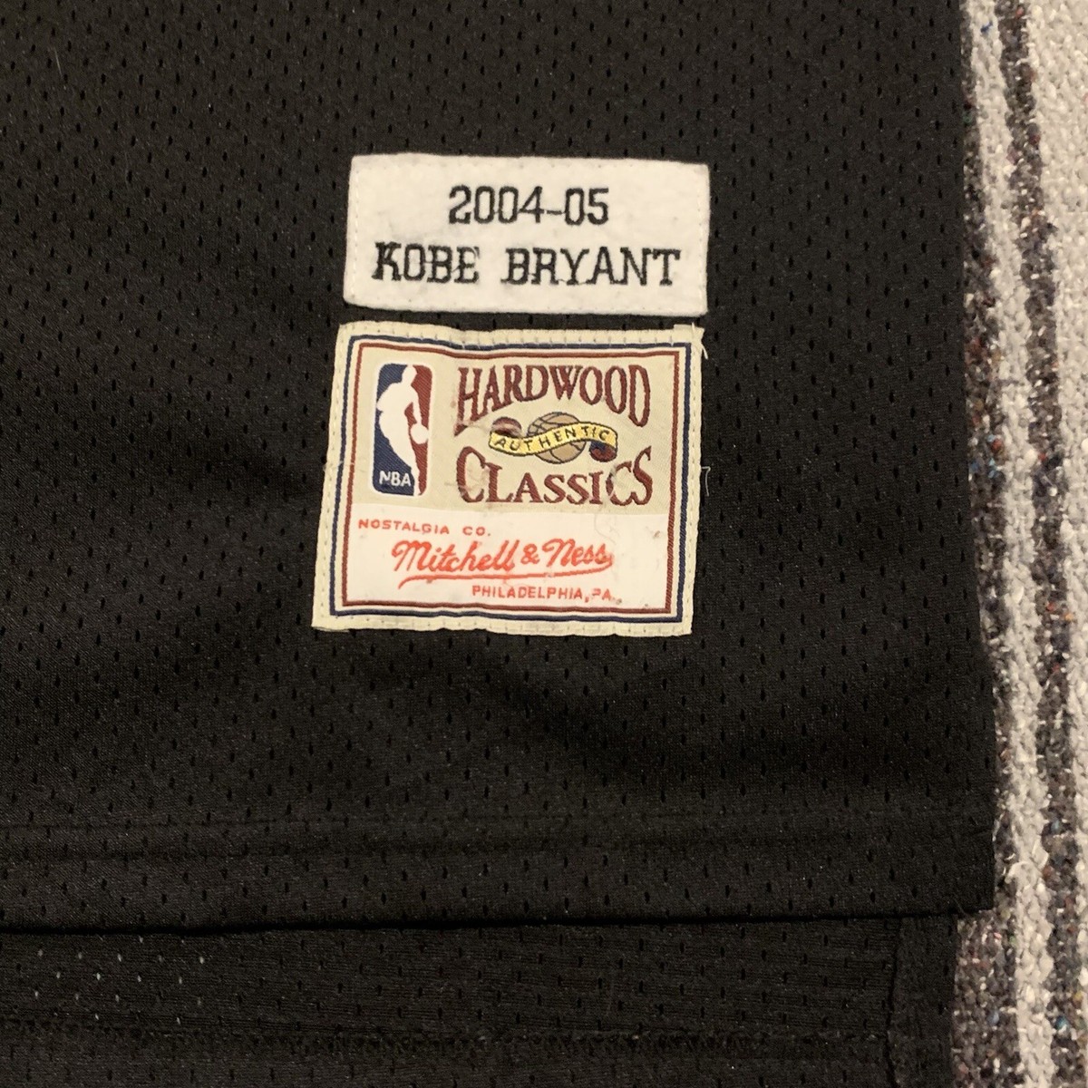 mitchell and ness black kobe jersey