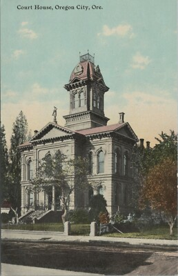 #ad Court House Oregon City OR Oregon c1920s postcard G106 $8.97