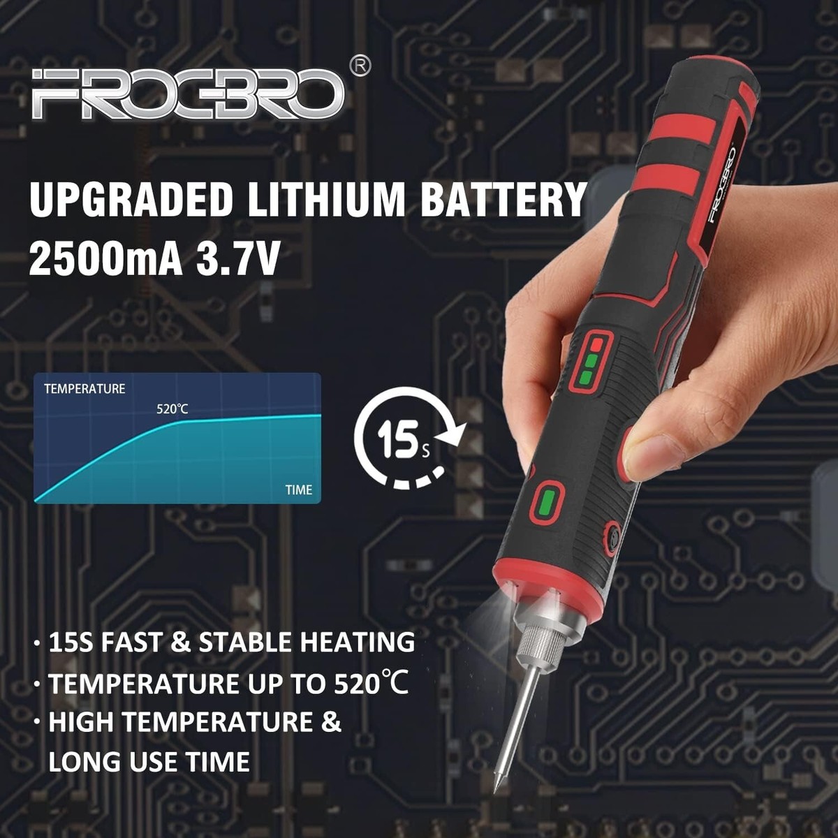 Fer à Souder Rechargeable Sans Fil Avec Batterie Au Lithium à Souder