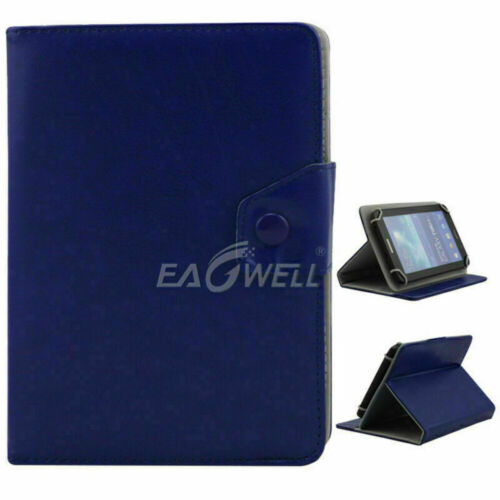 Custodia supporto pelle folio modello universale per tablet Android 7" 8" 10,1" - Foto 16 di 98