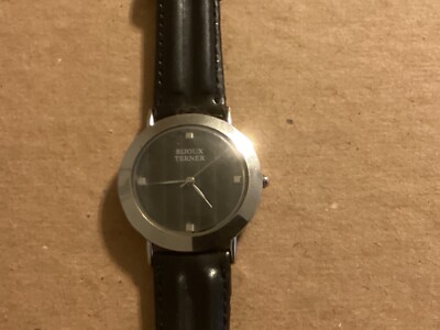 Bijoux Terner Quartz Men's Designer Wristwatch - New Battery - Runs - 