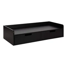 Kate and Laurel Kitt Modern Floating Shelf with Drawers, 28 x 12 x 6.5 inches...