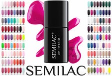 Semilac Hybrid Gel Nail Polish 7ml UV LED Soak Off All Colours 345 - 828