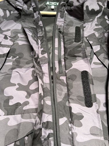 A Bathing Ape x Mastermind Japan 2016 Snowboard Jacket Black Camo New Sz L BAPE - Picture 7 of 10