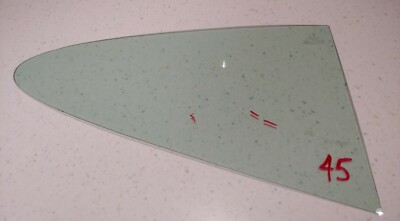 ORIGINAL PORSCHE 911 930 FIXED RR QUARTER WINDOW TINTED SEKURIT ESG-H GLASS 45
