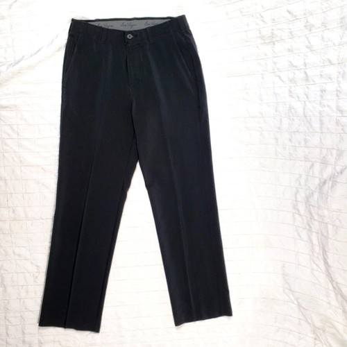 Ben Hogan Mens 30x30 Golf Pants Black Flat Front Straight Leg Polyester Stretch | eBay