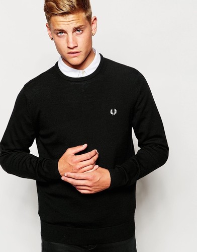 Fred Perry Classic Crew Neck Jumper 