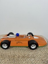 Vintage Toy race car Plastic MADE IN USA SEE PICTURES