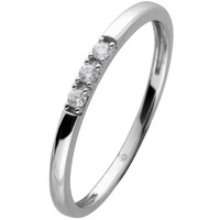 Memoire Alliance Brillant Ring WeißGold 585 14K Diamanten 0.05Ct 16