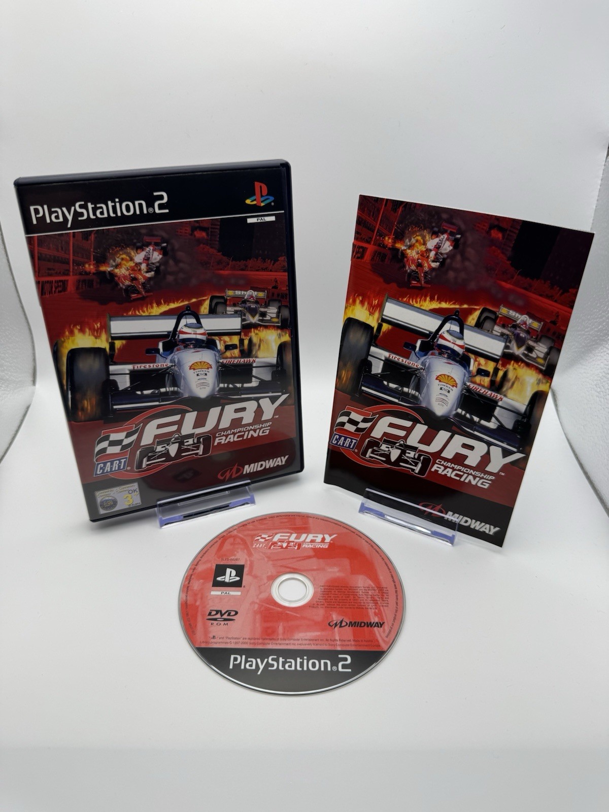 Cart Fury - PlayStation 2 PS2 Game- CIB - Disc VGC