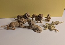 DDR Plaho Tiere / Löwenrudel mit Jungtieren... gut gebraucht/bespielt