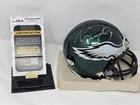 NICK FOLES signed EAGLES mini helmet JSA COA