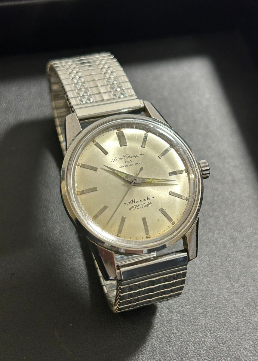 時計 SEIKO Champion 850 Alpinist 1960 Vintage Seiko Champion 850 Alpinist Watch Vintage 1960s Manual Wind Rare