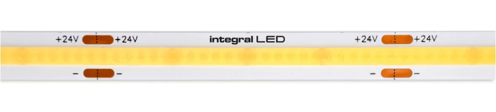 LED Tape Premium Functional 24v 8mm 5m Reel 2700K IP65 9w/M 873lm/M Max Integral