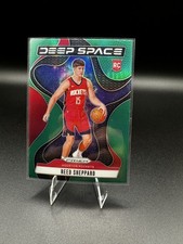 Reed Sheppard 2024-25 Prizm #6 Deep Space Green RC