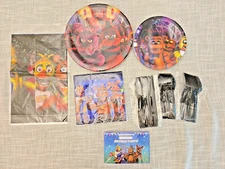 FNAF Five Nights At Freddy Birthday Decor Banner Tableware Toppers US Seller!