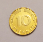 1981-G Germany (West, BRD) 10 pfennig Karlsruhe mint GEM red proof, KM-108 (GE4) — photo 5