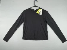All In Motion Women’s Seamless Core Long Sleeve Shirt Black Size SMALL