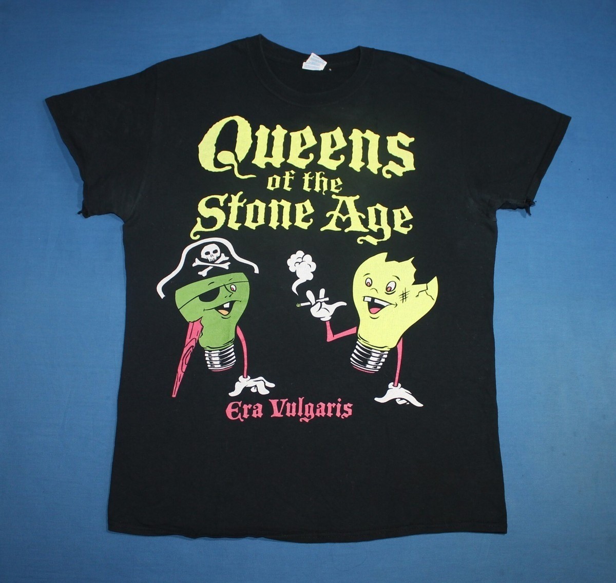 Nueva Camiseta Queens Of The Stone Age Band Era Vulgaris Negra S a 5XL FF040