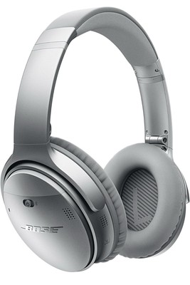 Used Bose QuietComfort 35 Wireless Silver Acoustic Noise