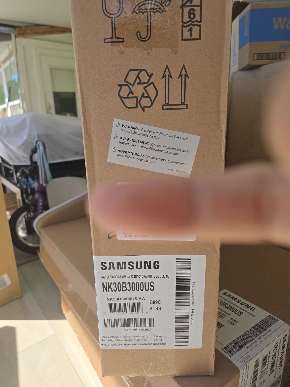 Samsung - 30" Under Cabinet Range Hood - Stainless Steel - NK30B3000US/AA