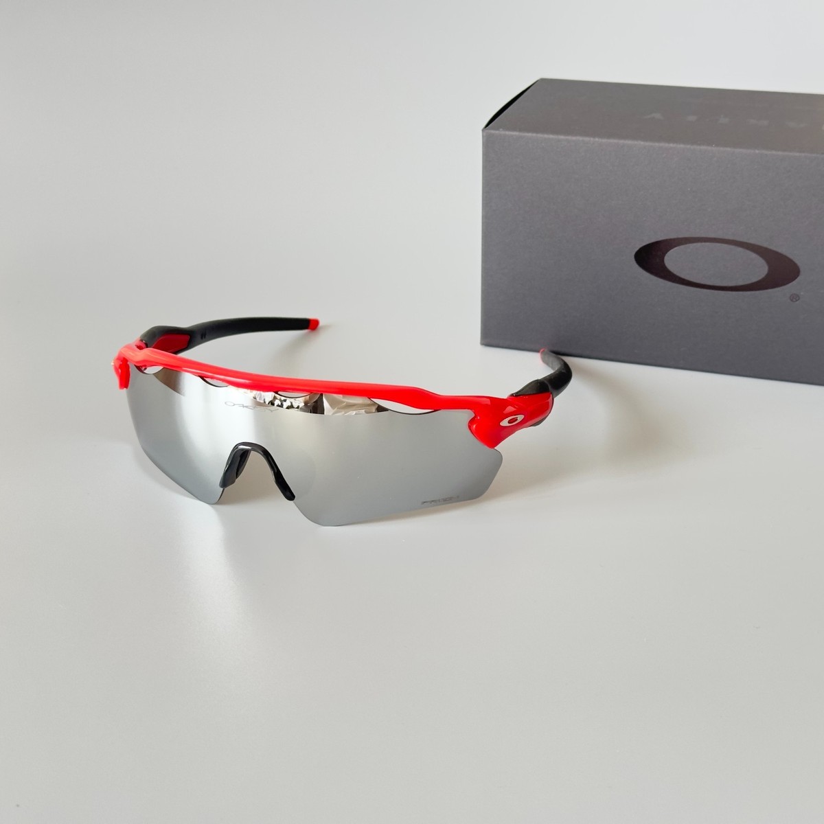 Oakley Radar EV Path OO9208 Red Frame PRIZM Mirror Lens Sunglasses
