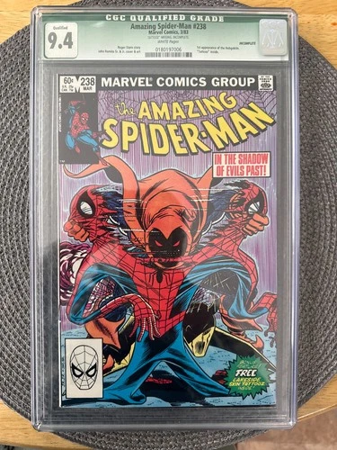 Amazing Spider-Man #238 1983 1st App Hobgoblin Newsstand CGC 9.4 Qualified