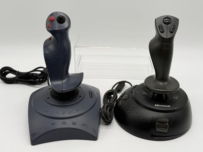 Wingman Extreme + Microsoft Sidewinder Flight Stick Joystick PC Controller