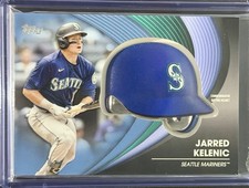 2022 Topps - Batting Helmet Commemorative Relics Jarred Kelenic Blue #BH-JK