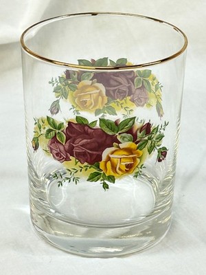 Royal Albert Old Country Roses Lowball /Double Old Fashion Glass - 8 Available