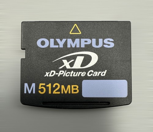 Tarjeta Olympus xD-Picture M 512 MB tipo M - usada y formateada - lista para usar