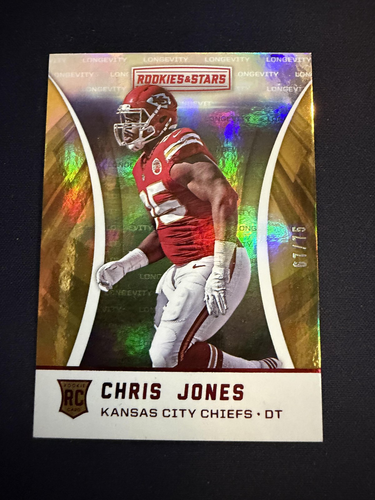 Chris Jones Panini Rookies & Stars #225 Longevity