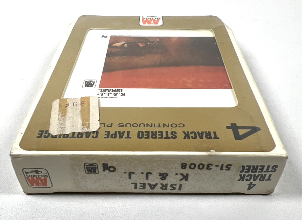 NOS SEALED 4 Track Tape Cartridge - Israel - K. & J. J. (Kia Winding JJ Johnson) - Image 4 of 4