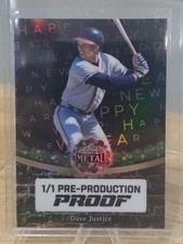Leaf Metal Pre-production Proof 3 - 1/1 Proofs, Dave Justice,Ju Ju Lewis,Ja...