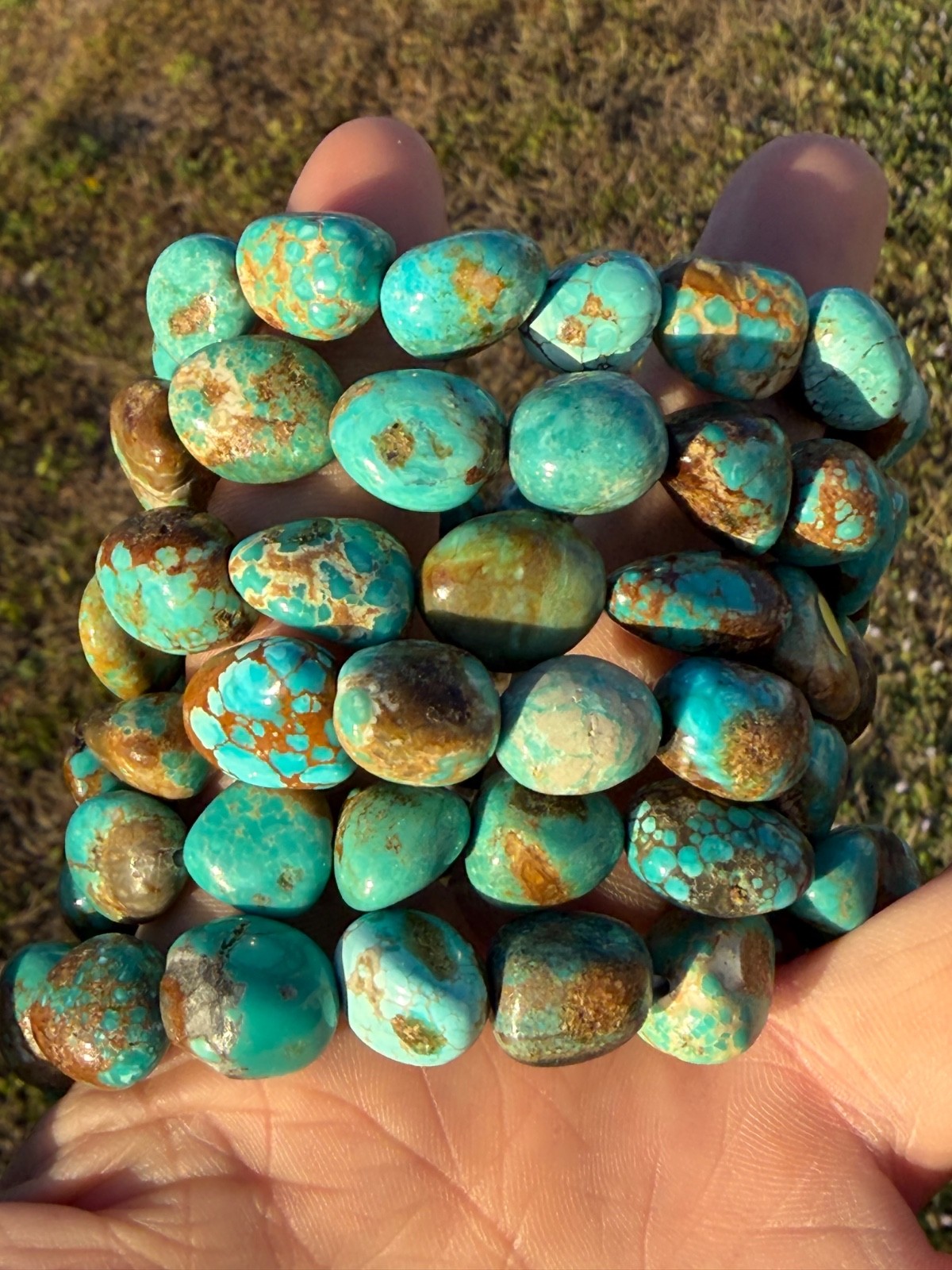 Number Eight Mine (Nevada) Turquoise Bracelet