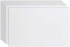 Juvale Corrugated Plastic Board Yard Signs - 24 X 36 In, White, 8-Pack, 4Mm - Bl