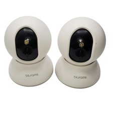 Lot 2 Blurams A31 Smart Security Cameras Pan Tilt WiFi Baby Monitor Working