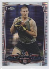 2014 Topps Chrome Pulsar Refractor CJ Fiedorowicz #131 0f8