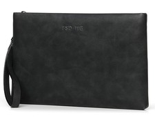 FSD.WG Mens Clutch Bag Man Purse Handbag 12 inches Large Hand Bag Big Clutch ...