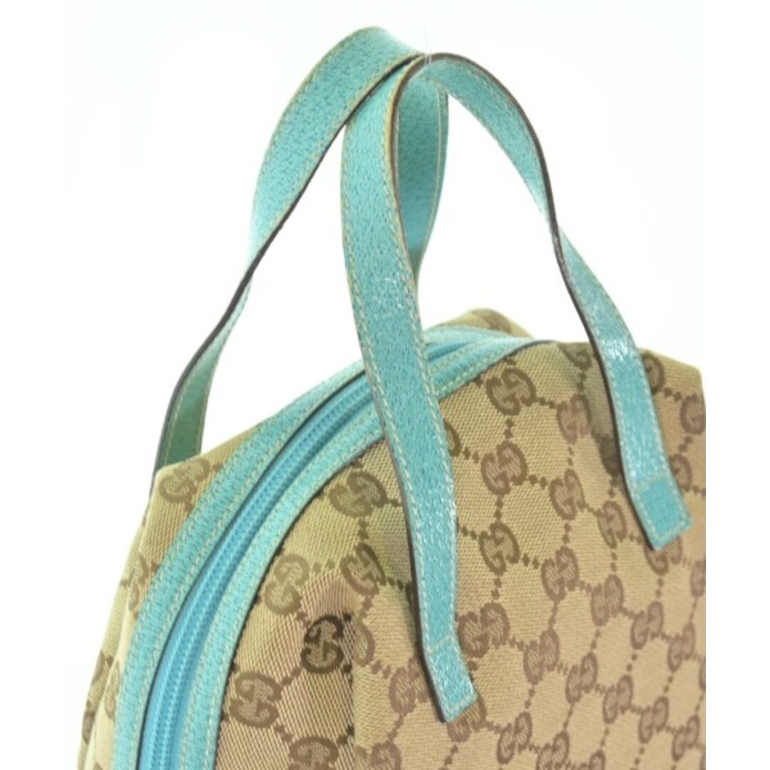 GUCCI Beige Leather Handbag Women Used Free Shipping thumbnail 8