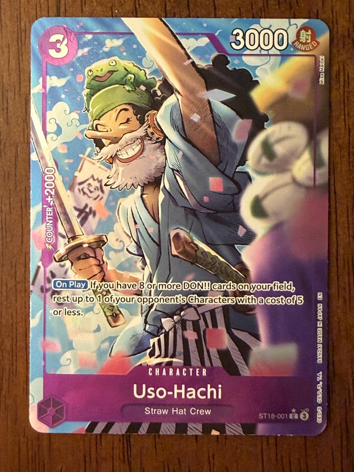 Uso-Hachi (Alternate Art) ST18-001 One Piece Premium Booster Vol. 2 - NM