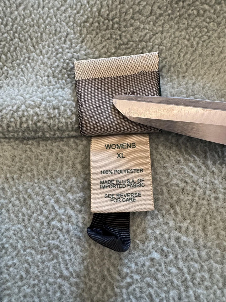 EMS Fleece Jacket Womens XL Full Zip Outdoors Hiking Made in USA - Image 2 of 4