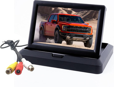 5 Inch Foldable TFT LCD Backup Camera Monitor Only Rear View Reverse Display Scr