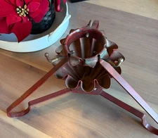 Vtg 50's S-B MFG Co. Milwaukee Heavy 3 Leg Christmas Tree Stand Retro Heavy Duty